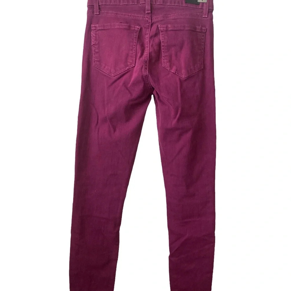 PAIGE Purple Skinny Jeans Size 2 - Picture 5 of 8